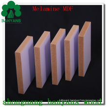 Wood Grain and Solid Color Melamine Coated MDF Board